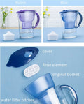 2.5L Alkaline Water Filter Pitcher with Activated Carbon